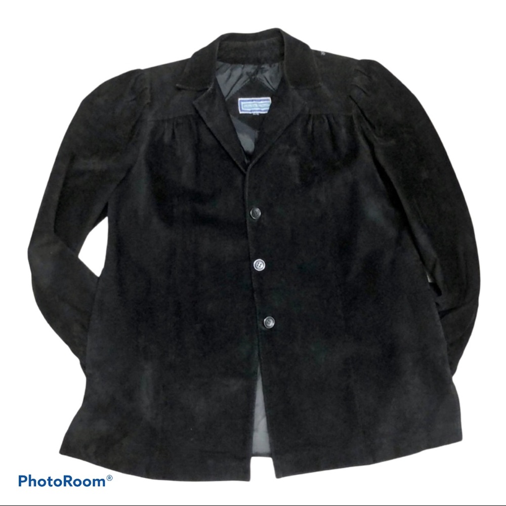 Vtg Suburban Heritage Leather Suede Lined Jacket